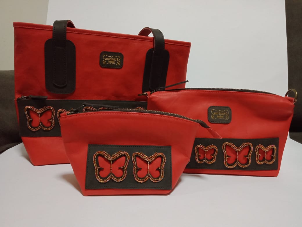 Leather Set - Red